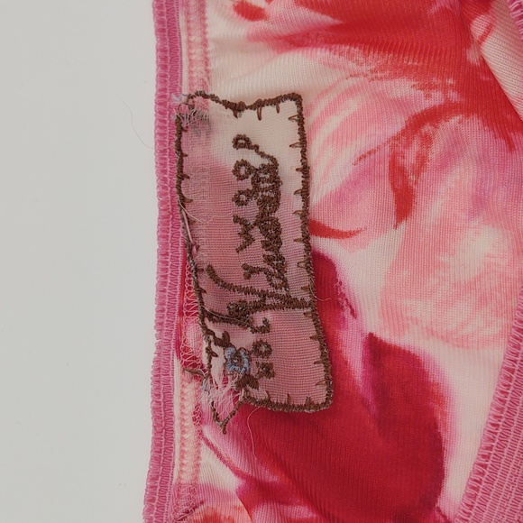 Vintage Slip Skirt Floral Romantic Garden Cottagecore Valentine Pink Small - Picture 5 of 11